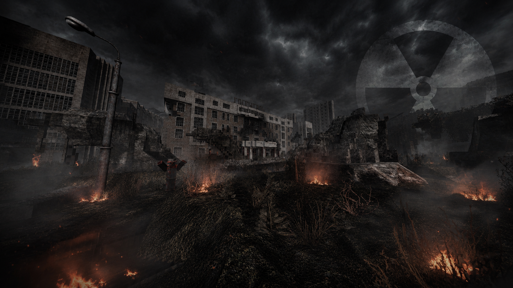 Surface: the burned-out block